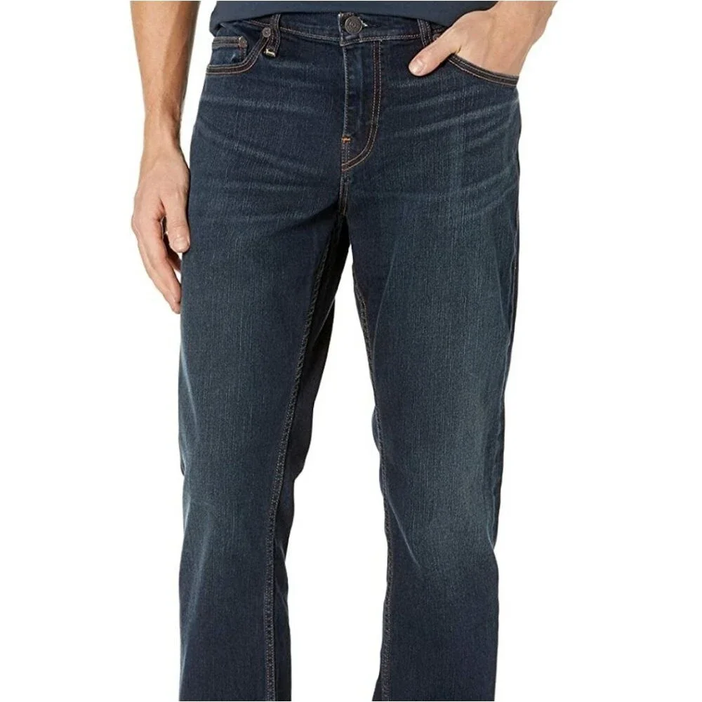 NEW True Religion Geno Relax Slim Dark Wash Straight Leg Jeans 32W